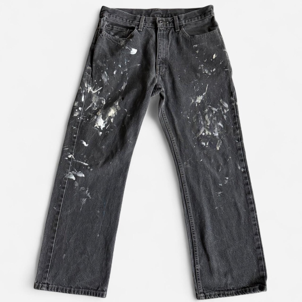 Faded Glory black cotton jeans, size 33x30
